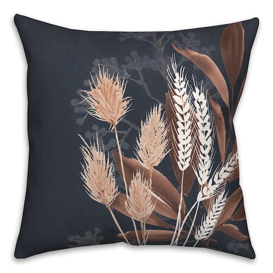 18&#x22; x 18&#x22; Autumn Botanicals I Indoor/Outdoor Throw Pillow